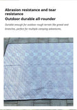 Black Ground Mat Version-Ground Mat+Folding Table+2 Moon Chairs