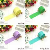 Colored Crepe Paper - Black,20Rolls