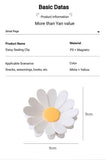 Daisy Sealing Clips Set White