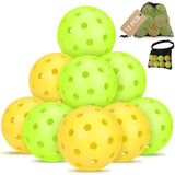 Durable White Pickleballs 40-Holes 12-Pack (Color Box)