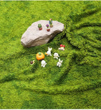 Enchanted Greenery Faux Moss Mat 100cm×100cm