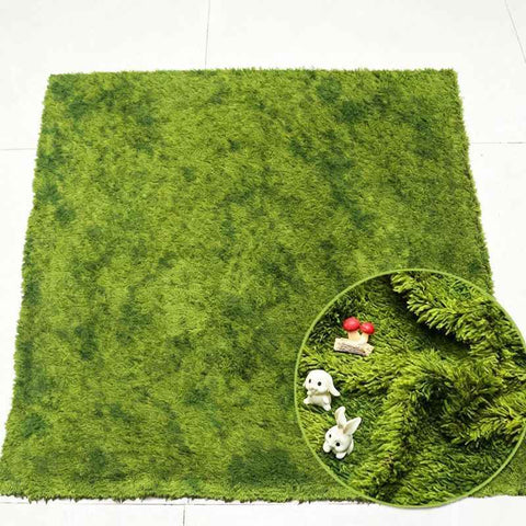 Enchanted Greenery Faux Moss Mat 100cm×50cm