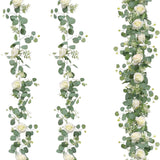 Eucalyptus Aquatic Vine - 60 Heads 2 Forks - P