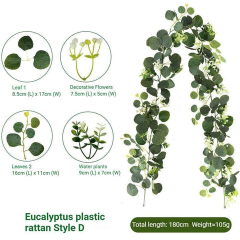 Eucalyptus Rattan - 60 Heads