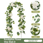 Eucalyptus with Flowers - C