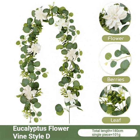 Eucalyptus with Flowers - C