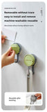green Suction cup hook