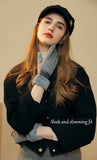 Ladies Winter Warm Cashmere Gloves DY36 Grapefruit Pink