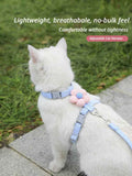 Pet Harness-pink+1.8m Leash+Size S