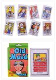 Set of 4 Assorted Card Games Crazy Eights Old Maid Hearts And Go Fish