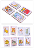 Set of 4 Assorted Card Games Crazy Eights Old Maid Hearts And Go Fish