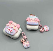 Strawberry Hat Pig Bluetooth Earphone Case + pendant AirPods Pro
