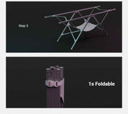 White Canopy Version-Canopy+Folding Table+2 Moon Chairs