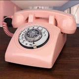 Wireless Bluetooth Desk Phone Style 2-blue green