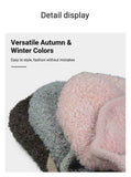 Women Plain Aviator Hat with Earflaps Black