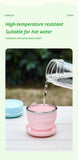 4Pcs Portable Folding Outdoor Water Cup - sky blue
