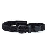 Men's Woven Belt Brown 02