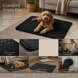 2pcs Black Pet Pad, Size XL (100×70cm) In Australia - Darrahopens