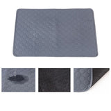 2pcs Grey Pet Pad, Size S (50×35cm)