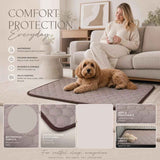 2pcs Coffee Ice Silk Pet Pad, Size M (60×50cm) In Australia - Darrahopens