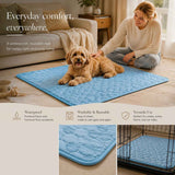 2pcs Blue Ice Silk Pet Pad, Size XL (100×75cm) In Australia - Darrahopens