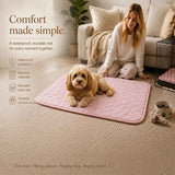 2pcs Pink Ice Silk Pet Pad, Size XL (100×75cm) In Australia - Darrahopens