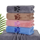 Gray Pet Towel 35x75cm Gray 5Pcs
