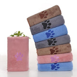 Gray Pet Towel 40x80cm 5Pcs