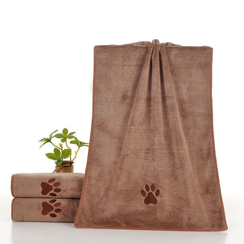 Dark Brown Pet Towel 40x80cm 5Pcs