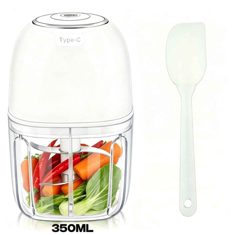 350ml Household Multifunctional Automatic Food Processor-white