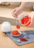 350ml Household Multifunctional Automatic Food Processor-white