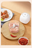 350ml Household Multifunctional Automatic Food Processor-white