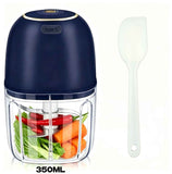 350ml Household Multifunctional Automatic Food Processor-blue