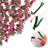 Artificial Rose Vine - Hot Pink 2.5m In Australia - Darrahopens