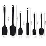 6Pcs Food-Grade Silicone Scraper Set, Baking Cream Spatulas (red)(2 set/12PCS)