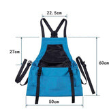 2pcs Thick Canvas Apron - Blue