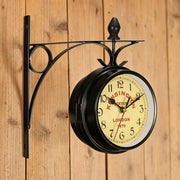 (Small Black Model B) Wall Clock In Australia - Darrahopens
