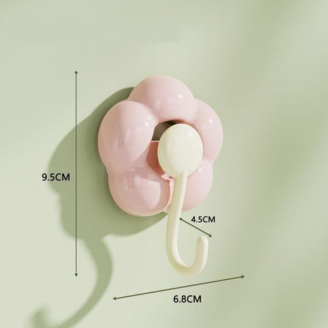 3pcs Flower Suction Cup No Trace Hooks, Cherry Blossom Pink In Australia - Darrahopens