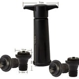 red Wine Vacuum Pump with Preserver Stopper, Wine Fresh Keeping Set