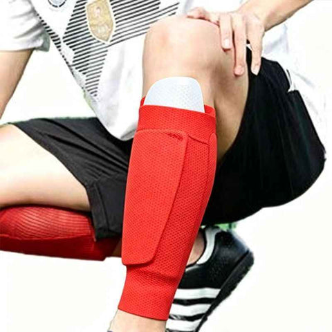 2 Pairs Soccer Shin Guard Sock Red Size S In Australia - Darrahopens