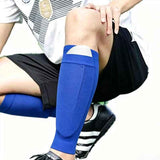 2 Pairs Soccer Shin Guard Sock Blue Size L In Australia - Darrahopens
