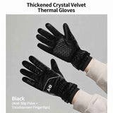 2 Pairs Thermal Gloves,Anti-slip - Black In Australia - Darrahopens
