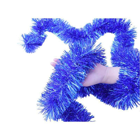 Thick Tinsel Garland 2M Party Decor Blue 5pcs In Australia - Darrahopens