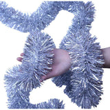 Thick Tinsel Garland 2M Party Decor Silver 5pcs In Australia - Darrahopens