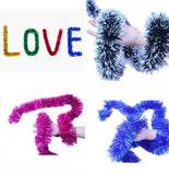 Thick Tinsel Garland 2M Party Decor Silver 5pcs In Australia - Darrahopens