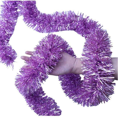 Thick Tinsel Garland 2M Party Decor Light Pink 5pcs In Australia - Darrahopens