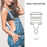 6 Sets Metal Strap Adjuster Overalls Buckles Silver In Australia - Darrahopens