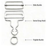 6 Sets Metal Strap Adjuster Overalls Buckles Silver In Australia - Darrahopens