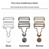 6 Sets Metal Strap Adjuster Overalls Buckles Bronze In Australia - Darrahopens
