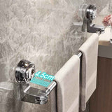 30–60 cm extendable towel rail, no drilling required, with strong suction cups, suitable for wall-mounted storage in bathrooms and kitchens